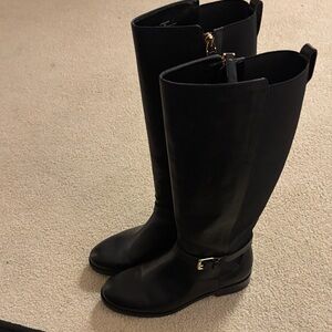 Ralph Lauren Black Over the Knee Boots